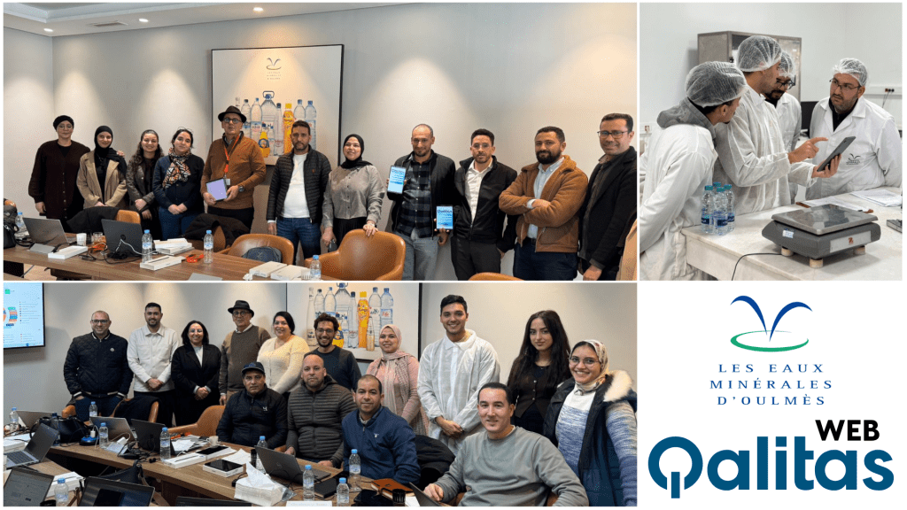 Digitalisation QHSE Maroc avec Les Eaux Minérales d’Oulmès et QALITAS WEB